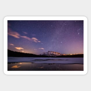 The Starry Nights of Spring Sticker